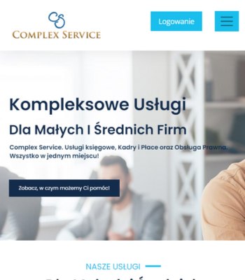 Strona internetowa Complex Service